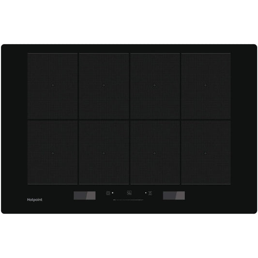 Hotpoint ACP778CBA 77cm Induction Hob in Black 4 Zone | Atlantic Electrics
