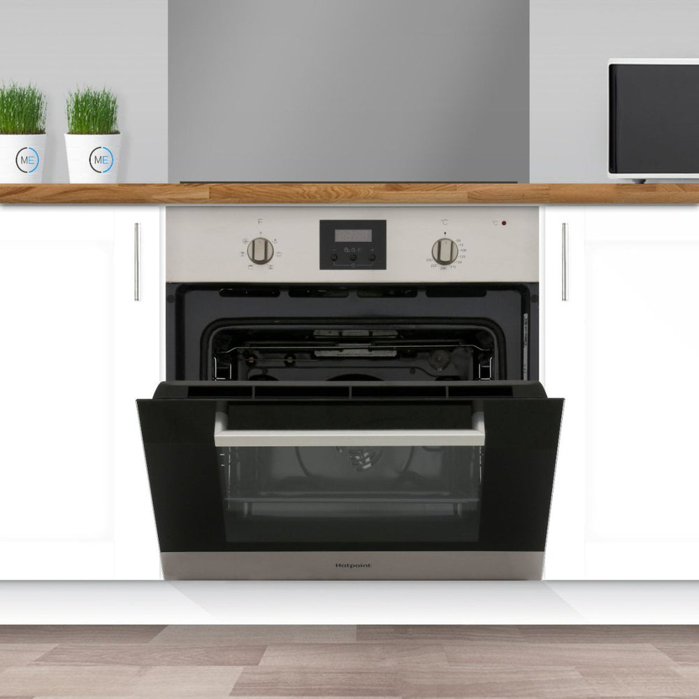 Hotpoint AOY54CIX 65 Liters Built In Electric Single Oven - Inox | Atlantic Electrics - 40743657734367 