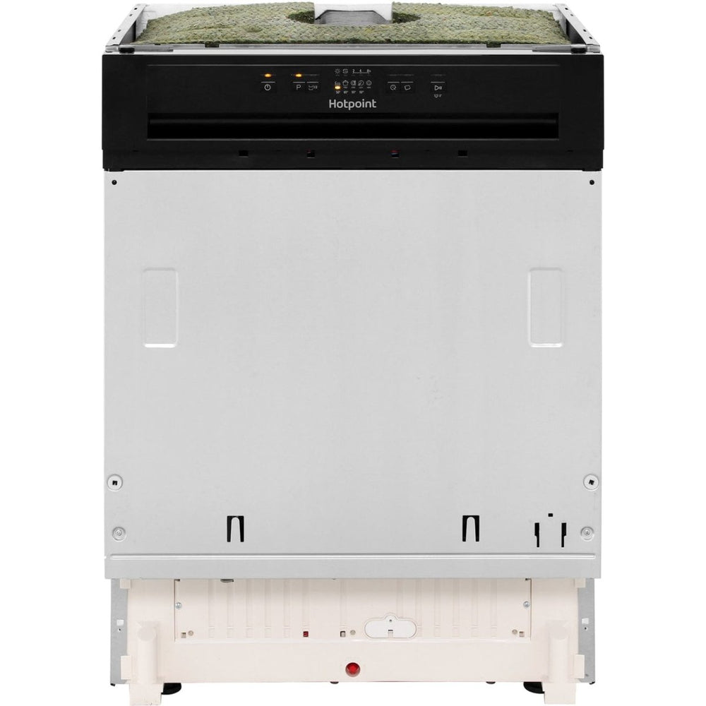 Hotpoint Aquarius HBC2B19XUK Semi Integrated Standard Dishwasher - Stainless Steel Control Panel with Fixed Door Fixing Kit - Atlantic Electrics - 39477913223391 