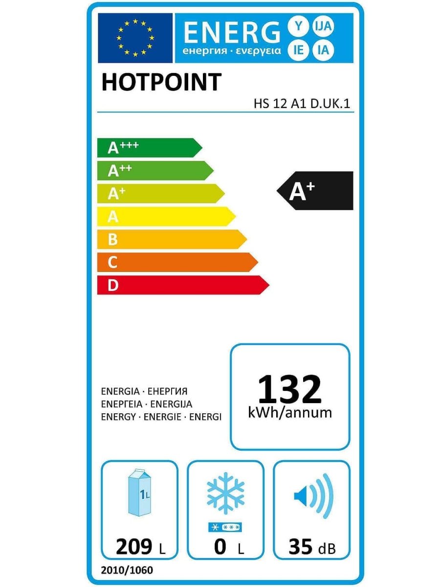Hotpoint Aquarius HS12A1D.1 Integrated Upright Fridge - Sliding Door Fixing Kit - White | Atlantic Electrics - 39477905817823 