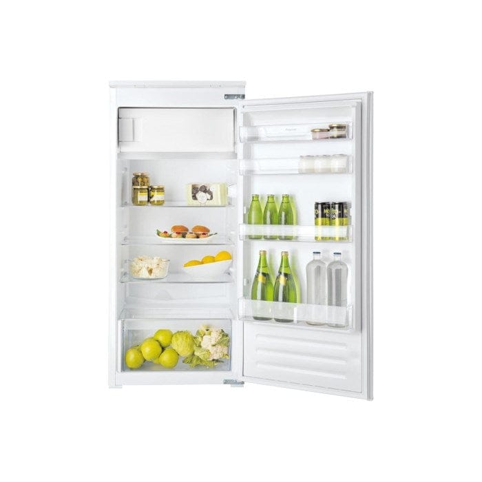 Hotpoint Aquarius HSZ12A2D.1 Integrated Upright Fridge with Ice Box - Sliding Door Fixing Kit - White - Atlantic Electrics - 39477907423455 