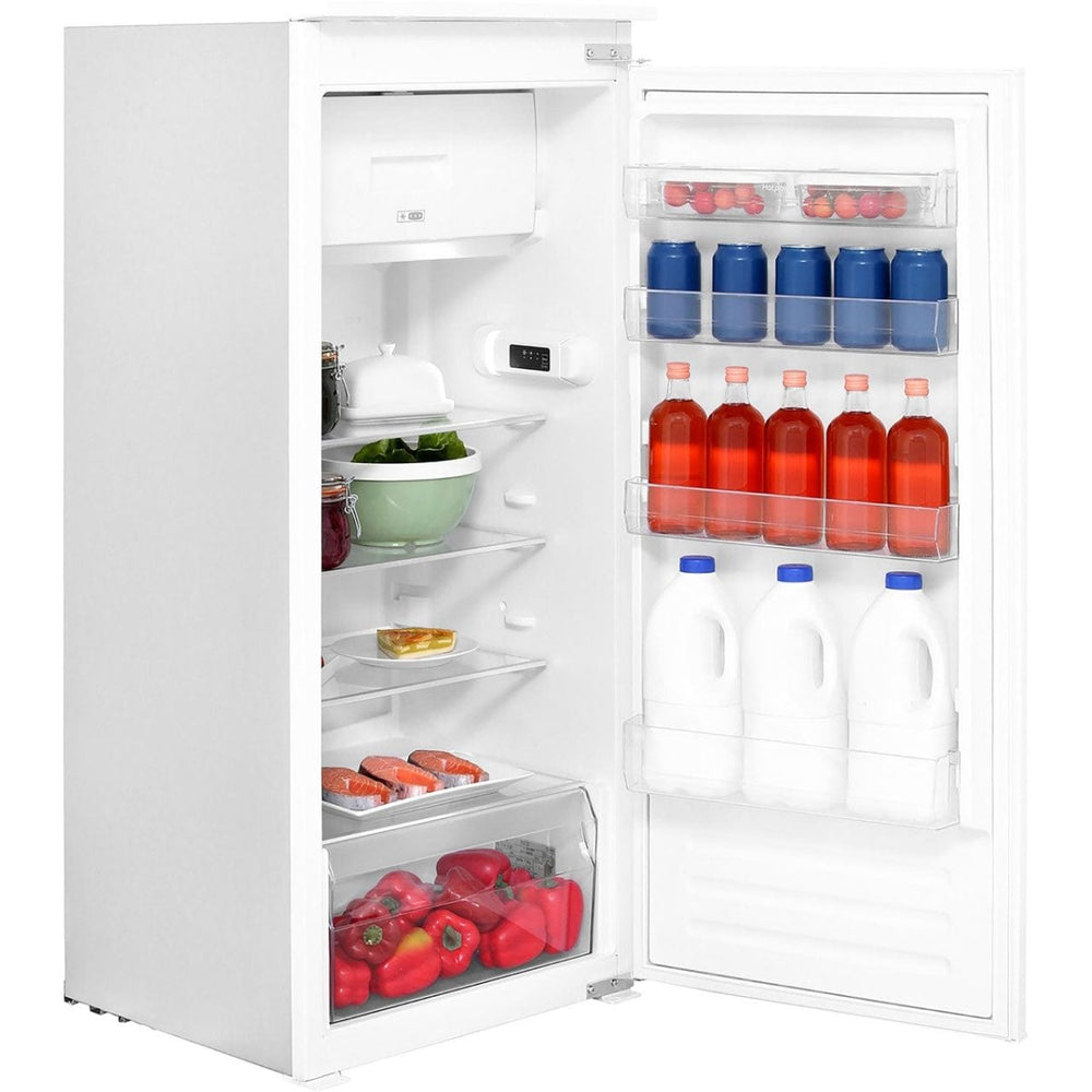 Hotpoint Aquarius HSZ12A2D.1 Integrated Upright Fridge with Ice Box - Sliding Door Fixing Kit - White - Atlantic Electrics - 39477907259615 