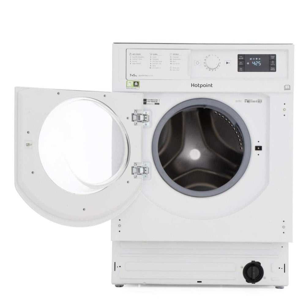 Hotpoint BIWDHG75148 Integrated 7Kg - 5Kg Washer Dryer with 1400 rpm - B Rated | Atlantic Electrics - 39477909586143 