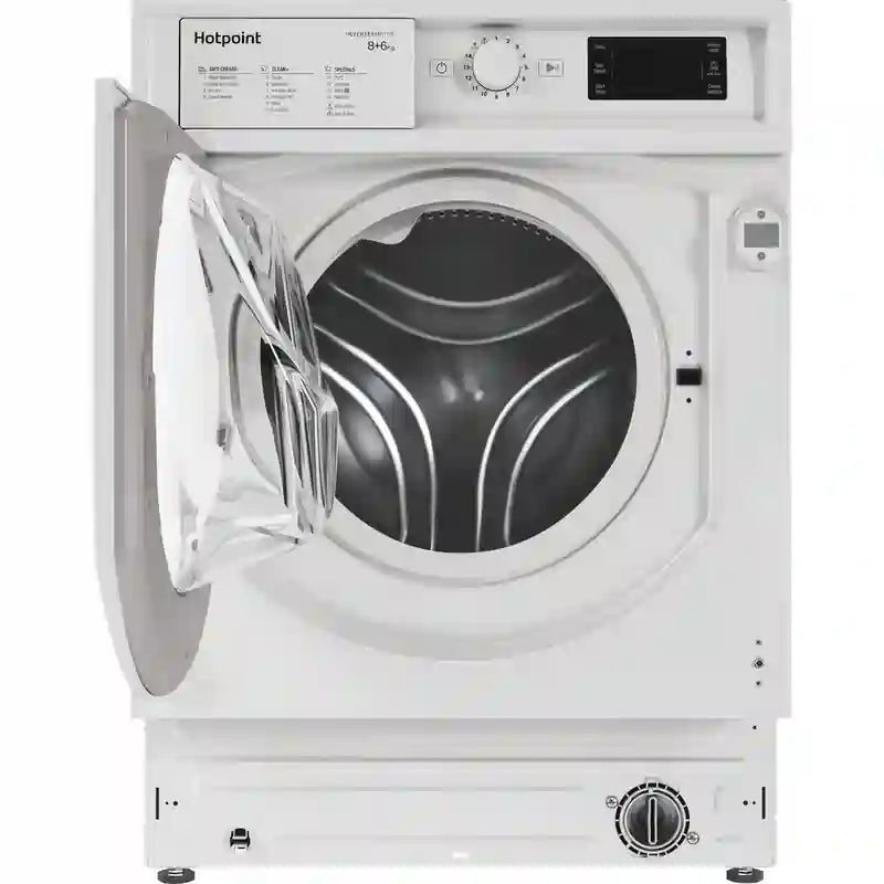 Hotpoint BIWDHG861485UK Integrated Washer Dryer 8Kg / 6Kg 1400 rpm - White - Atlantic Electrics - 40556246008031 