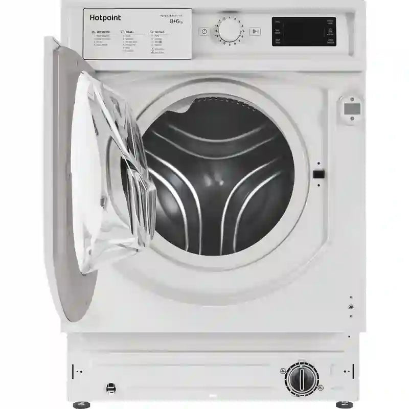 Hotpoint BIWDHG861485UK Integrated Washer Dryer 8Kg / 6Kg 1400 rpm - White | Atlantic Electrics