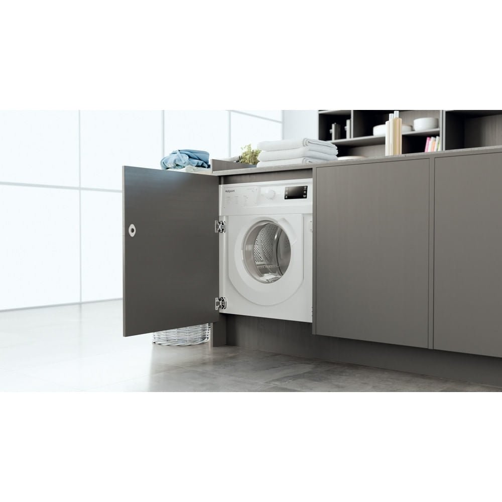 Hotpoint BIWMHG71483UKN 7kg 1400rpm Integrated Washing Machine - White - Atlantic Electrics - 40639552356575 