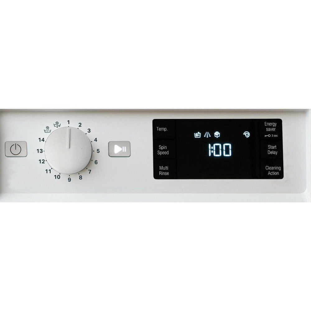 Hotpoint BIWMHG81484UK Integrated 8Kg Washing Machine with 1400 rpm - A+++ Rated - Atlantic Electrics - 39477908111583 