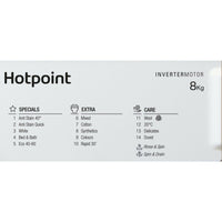Thumbnail Hotpoint BIWMHG81484UK Integrated 8Kg Washing Machine with 1400 rpm - 39477908209887