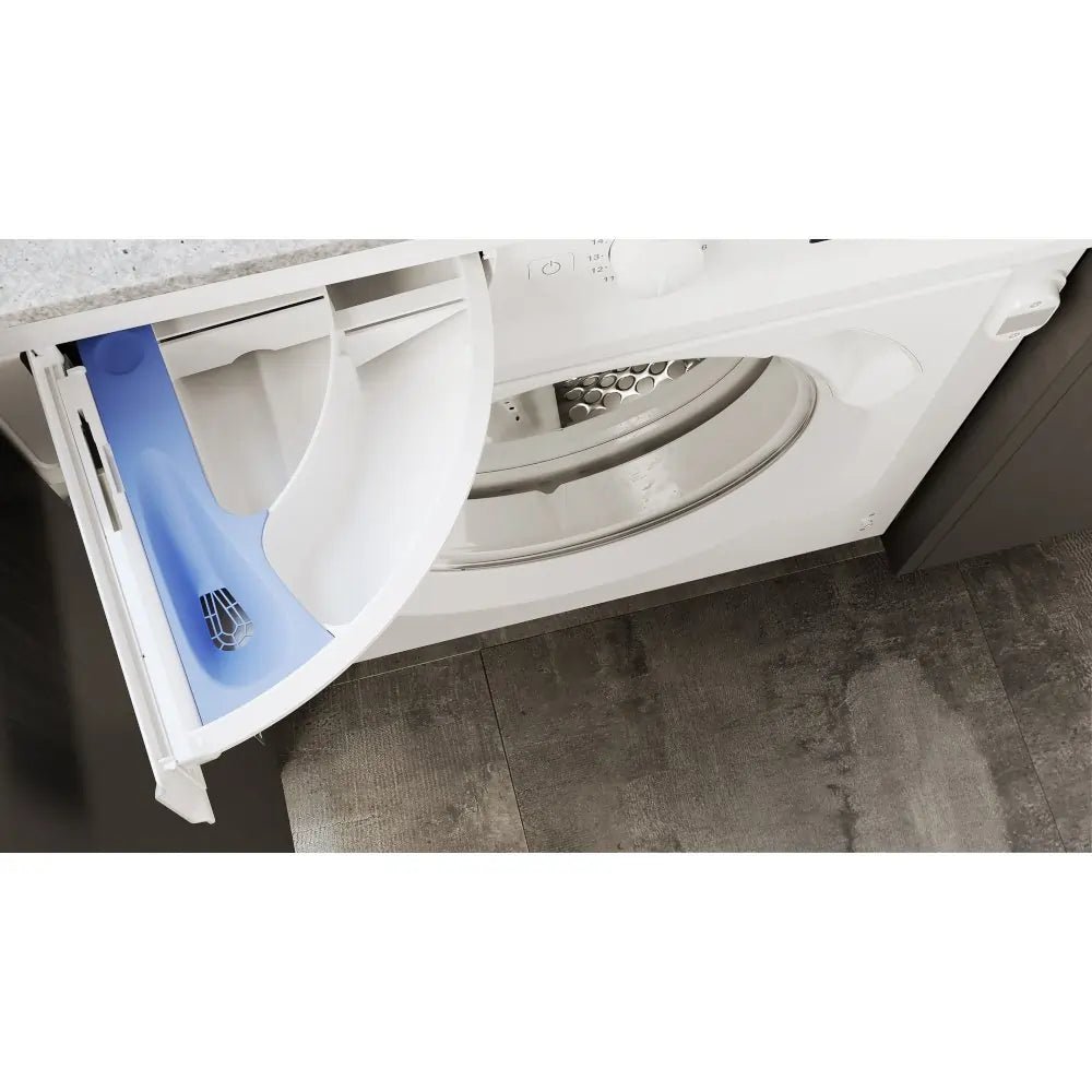 Hotpoint BIWMHG81485UK 8kg 1400rpm Integrated Washing Machine - White | Atlantic Electrics