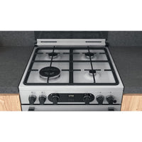 Thumbnail Hotpoint Cannon CD67G0CCX 60cm Double Oven Gas Cooker Twin Cavity Oven Hob Stainless Steel Inox - 39477912043743