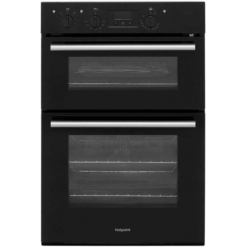 Hotpoint Class 2 DD2540BL Built In Electric Double Oven - Black - A/A Rated - Atlantic Electrics - 39477911322847 