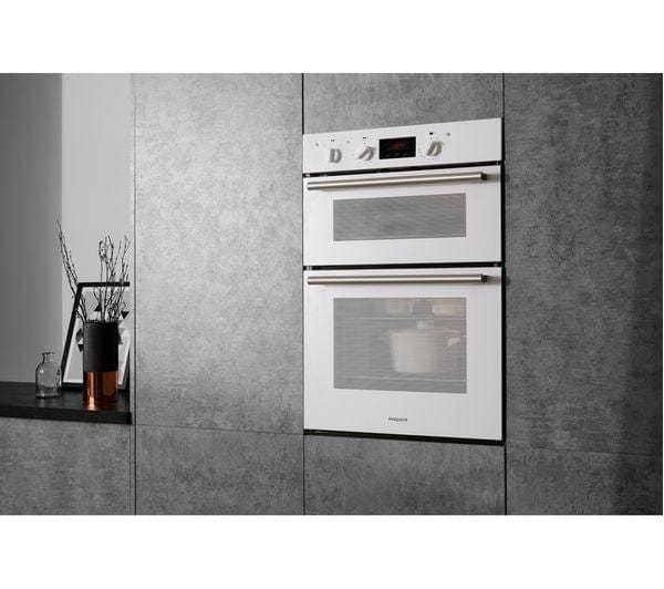 Hotpoint Class 2 DD2540WH Built In Electric Double Oven - White - A/A Rated | Atlantic Electrics - 39477909881055 