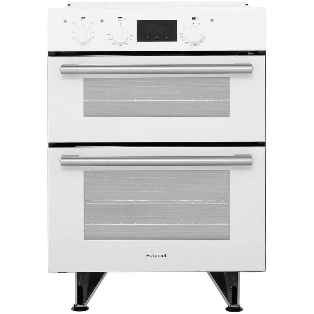 Hotpoint Class 2 DU2540WH Built Under Double Oven With Feet - White | Atlantic Electrics - 39477914861791 