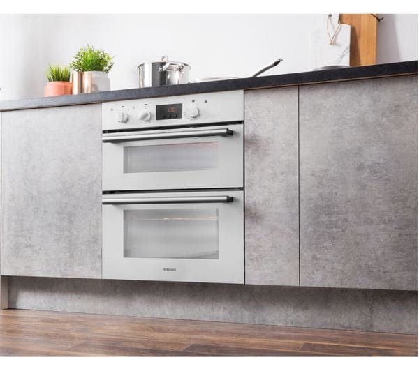Hotpoint Class 2 DU2540WH Built Under Double Oven With Feet - White | Atlantic Electrics - 39477914960095 
