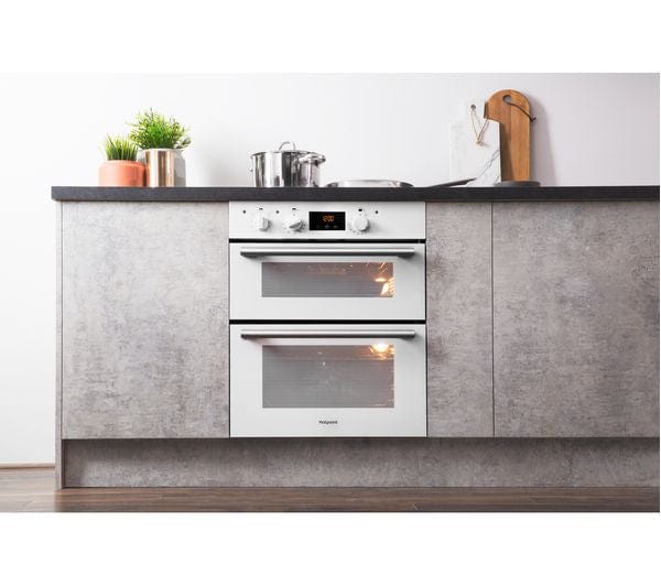 Hotpoint Class 2 DU2540WH Built Under Double Oven With Feet - White | Atlantic Electrics