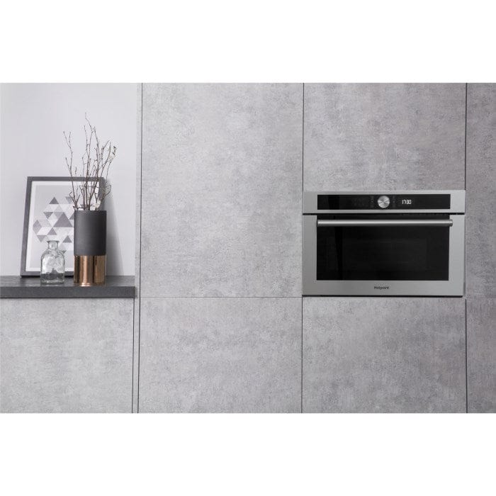 Hotpoint Class 4 MD454IXH Built In Microwave With Grill - Stainless Steel | Atlantic Electrics