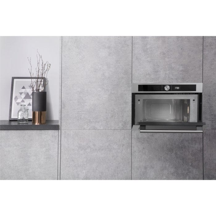 Hotpoint Class 4 MD454IXH Built In Microwave With Grill - Stainless Steel | Atlantic Electrics