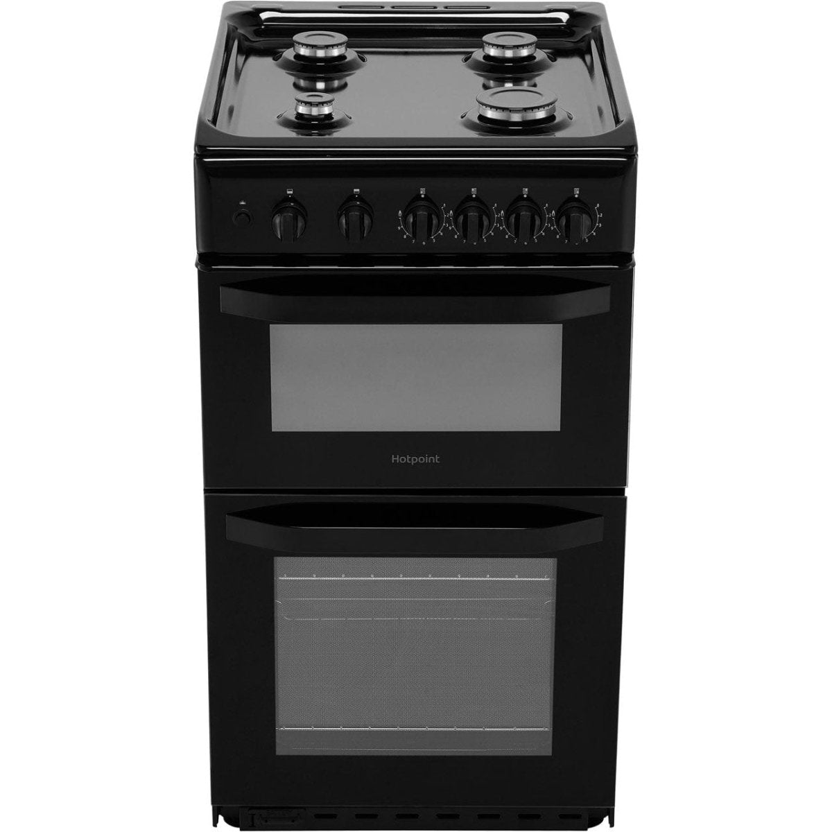 Hotpoint Cloe HD5G00KCW 50cm Gas Cooker with Full Width Gas Grill - White | Atlantic Electrics