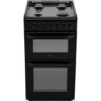 Thumbnail Hotpoint Cloe HD5G00KCW 50cm Gas Cooker with Full Width Gas Grill - 39477915320543