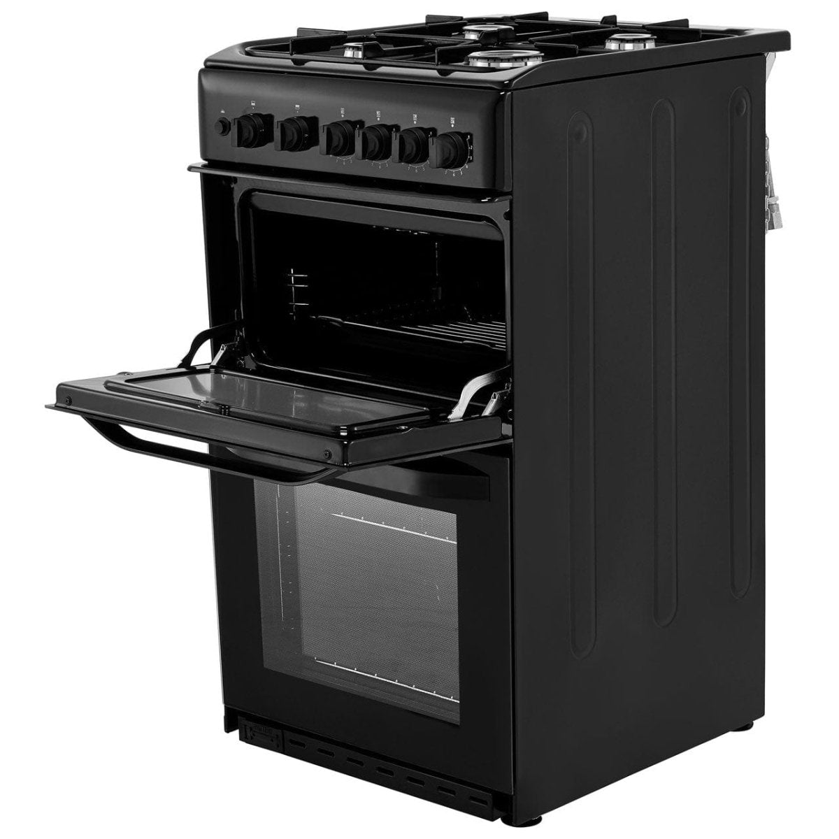 Hotpoint Cloe HD5G00KCW 50cm Gas Cooker with Full Width Gas Grill - White | Atlantic Electrics