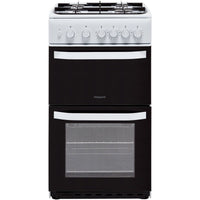 Thumbnail Hotpoint Cloe HD5G00KCW 50cm Gas Cooker with Full Width Gas Grill - 39477915189471