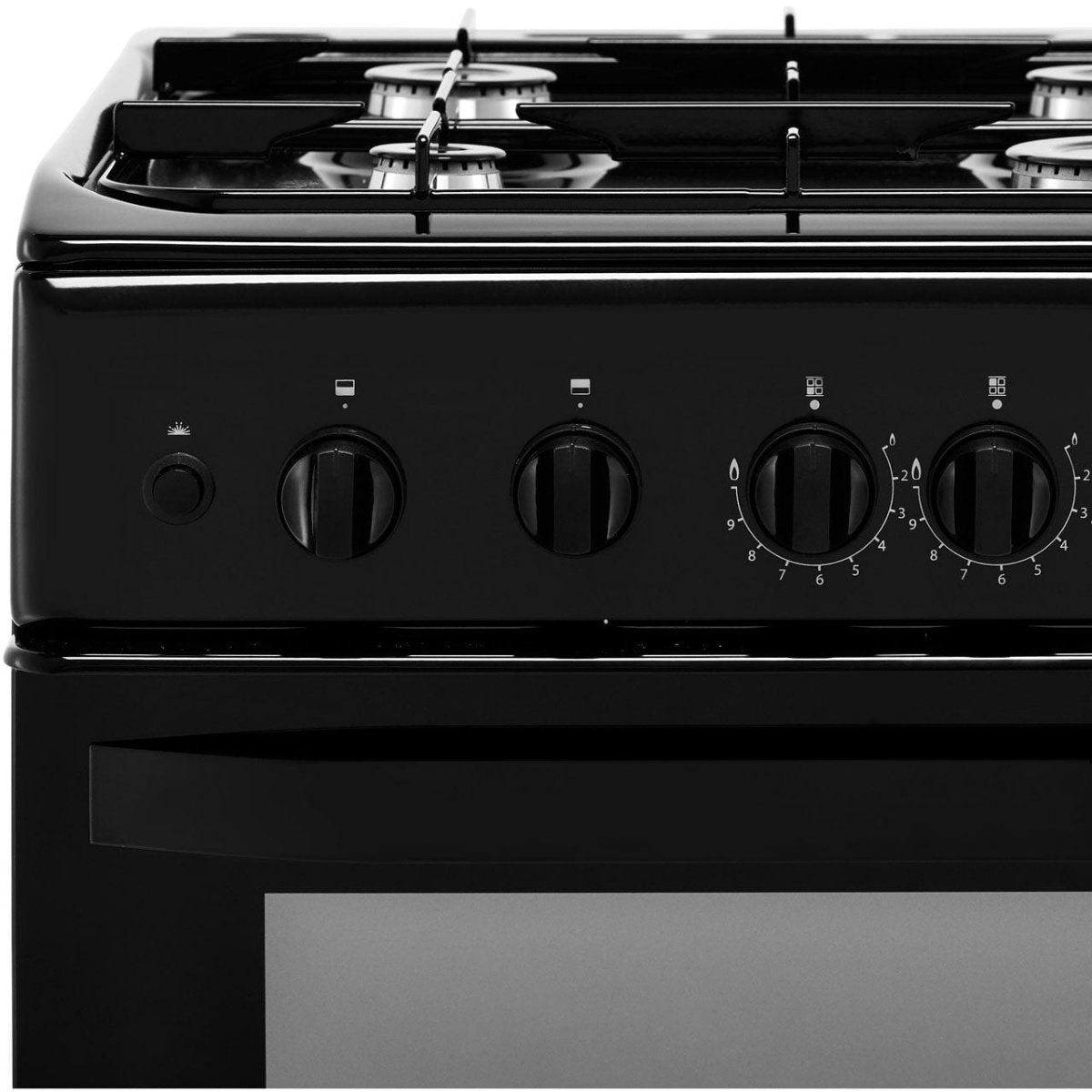 Hotpoint Cloe HD5G00KCW 50cm Gas Cooker with Full Width Gas Grill - White - Atlantic Electrics