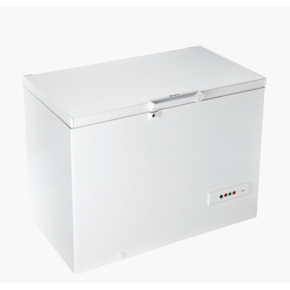 Hotpoint CS1A300HFA Static 118cm Wide 311L Chest Freezer - White - Atlantic Electrics - 39477911814367 