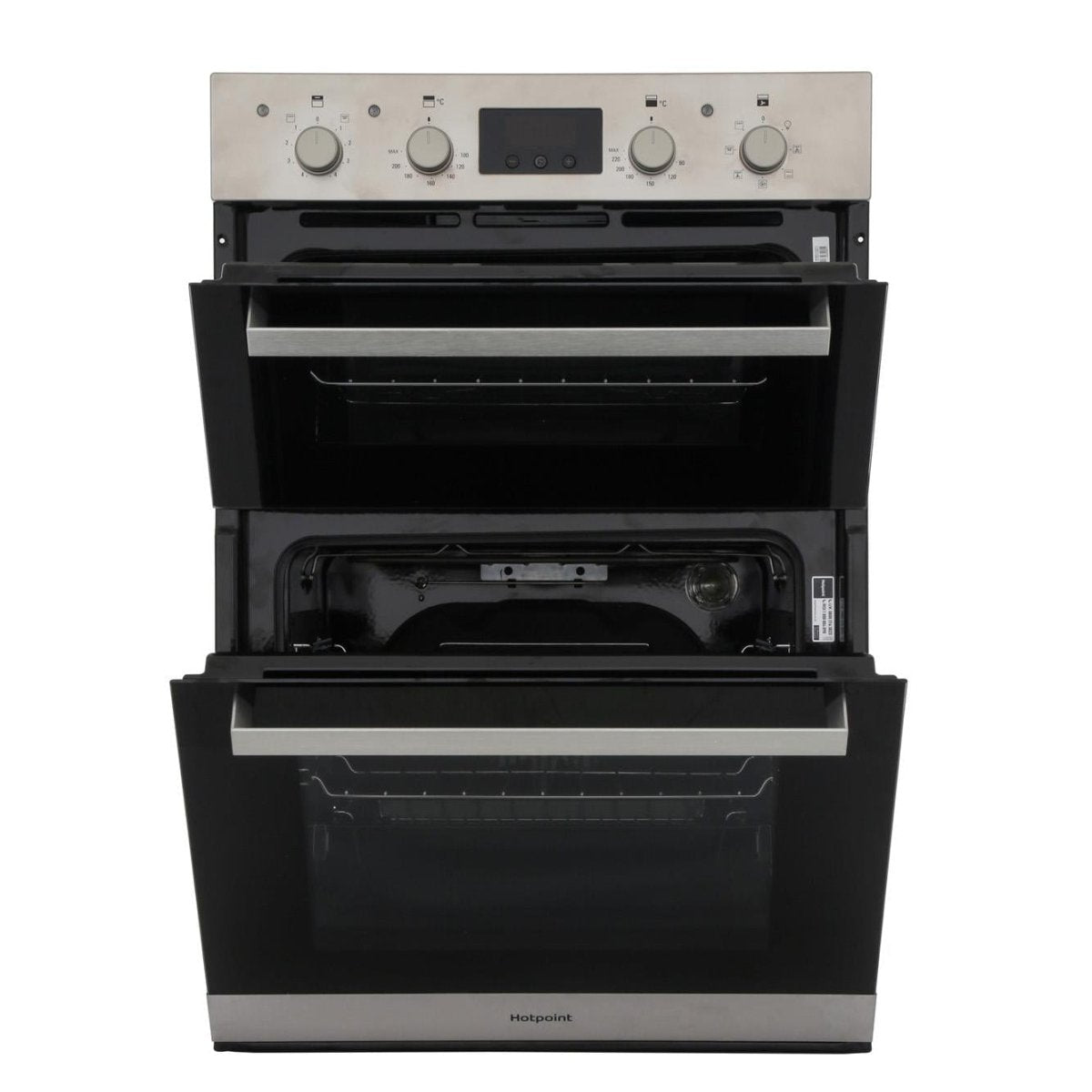Hotpoint DKD3841IX Multifunction Electric Built In Double Oven - Stainless Steel | Atlantic Electrics