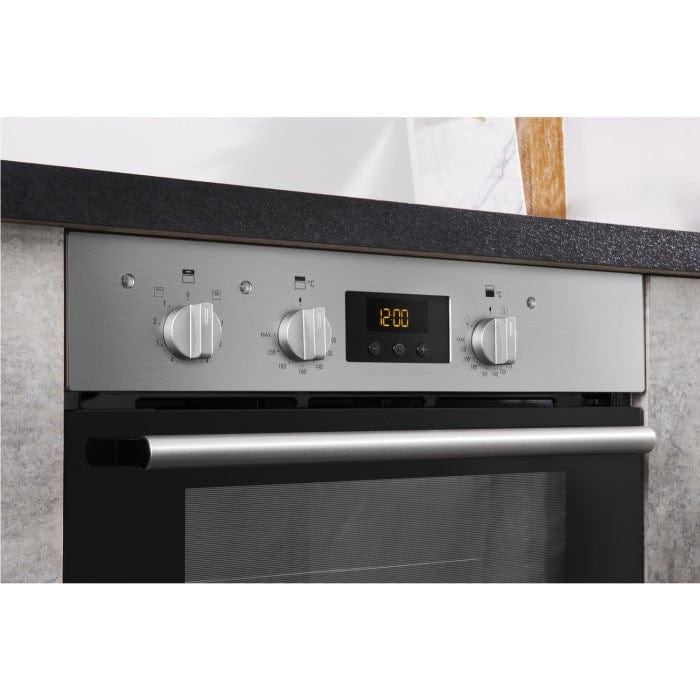 HOTPOINT DU2540IX Electric Built Under Double Oven - Stainless Steel | Atlantic Electrics