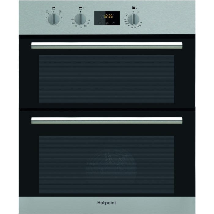 HOTPOINT DU2540IX Electric Built Under Double Oven - Stainless Steel | Atlantic Electrics