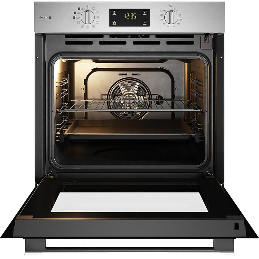 Hotpoint FA4S544IXH 71 Litre Built-in Multifunction Steam Oven - Stainless Steel - Atlantic Electrics - 39477916664031 