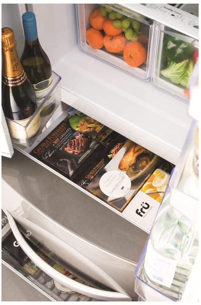 Hotpoint FFU4DX Quadrio 70cm Frost Free Freestanding Fridge Freezer - Inox | Atlantic Electrics - 39477918892255 