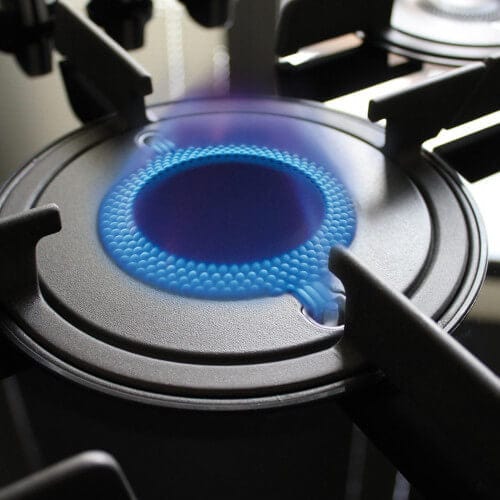 HOTPOINT FTGHG641DHBK 60cm Four Burner Gas-on-glass Hob - Black | Atlantic Electrics - 39477919908063 