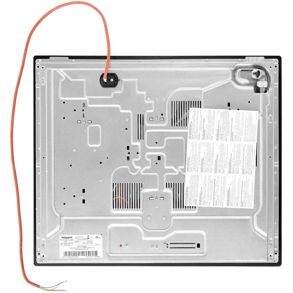 HOTPOINT FTGHG641DHBK 60cm Four Burner Gas-on-glass Hob - Black | Atlantic Electrics - 39477919875295 