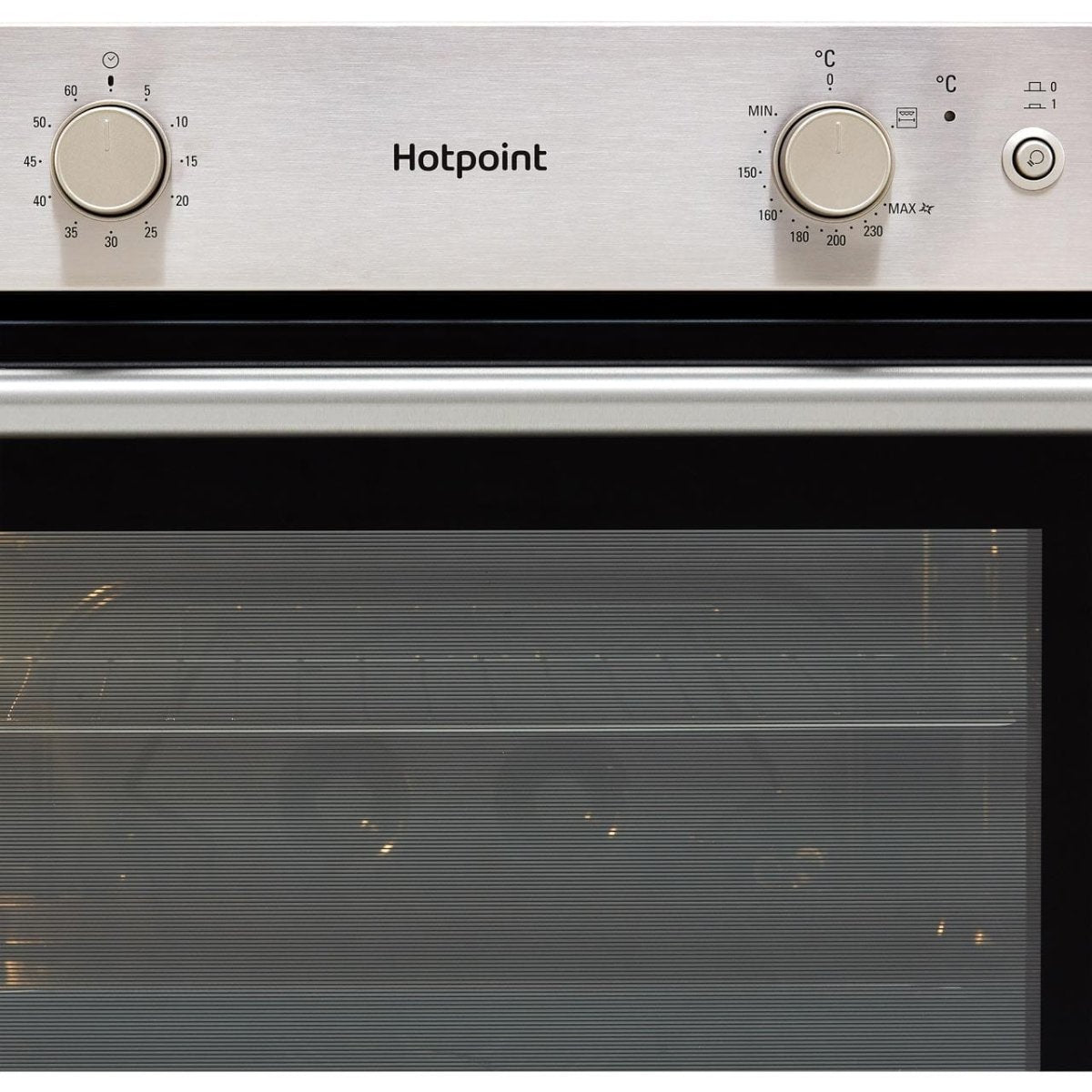Hotpoint GA2124IX Single Gas Oven - Stainless Steel | Atlantic Electrics