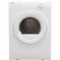 Thumbnail Hotpoint H1D80WUK 8Kg Freestanding Air vented Tumble Dryer in White - 39477920530655