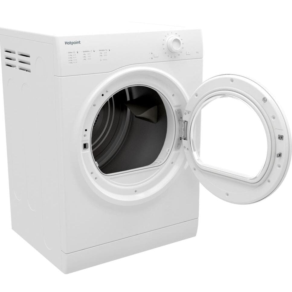 Hotpoint H1D80WUK 8Kg Freestanding Air vented Tumble Dryer in White - Atlantic Electrics - 39477920661727 