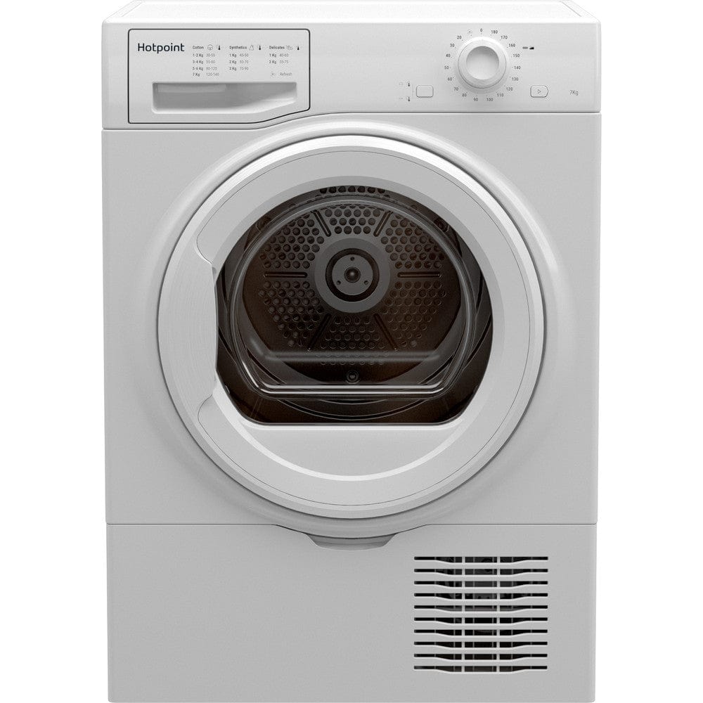Hotpoint H2D71WUK 8Kg Condenser Tumble Dryer - White - B Rated - Atlantic Electrics - 39477920989407 