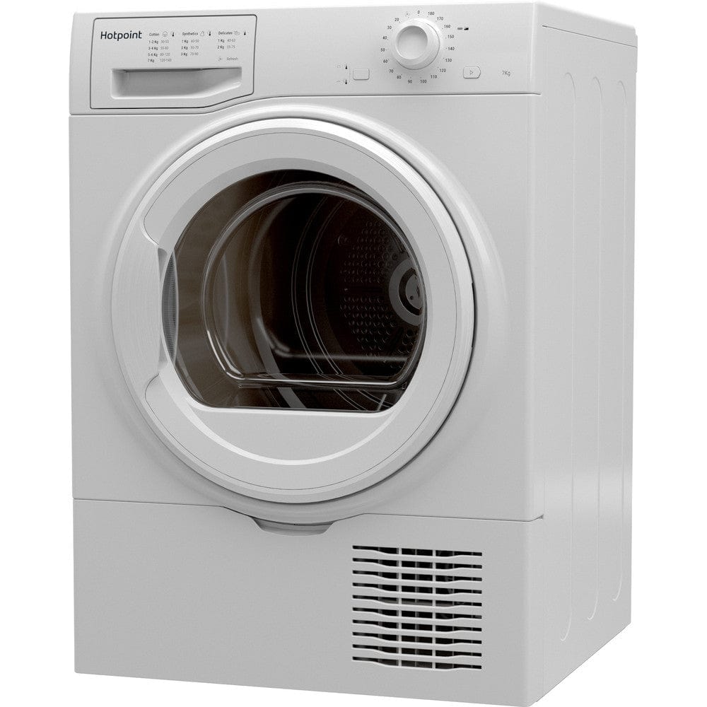 Hotpoint H2D71WUK 8Kg Condenser Tumble Dryer - White - B Rated - Atlantic Electrics - 39477920760031 