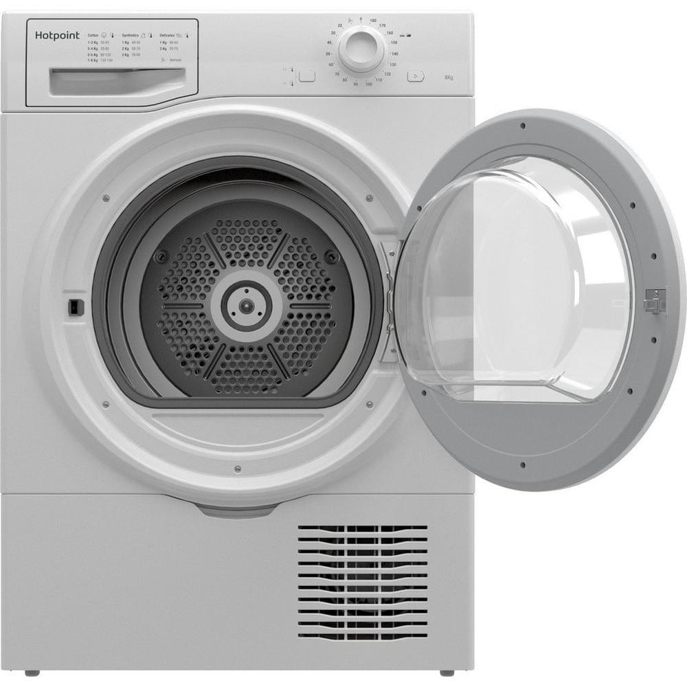 Hotpoint H2D81WEUK 8kg Condensor Tumble Dryer White | Atlantic Electrics - 39477920956639 