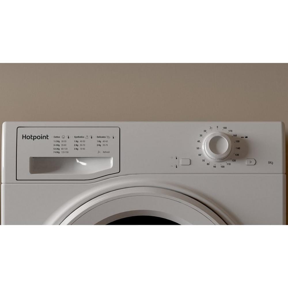 Hotpoint H2D81WEUK 8kg Condensor Tumble Dryer White | Atlantic Electrics - 39477921087711 