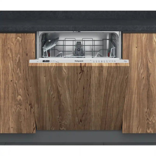Hotpoint H2IHD526 UK Built-In 14 Place Settings Dishwasher - Silver | Atlantic Electrics