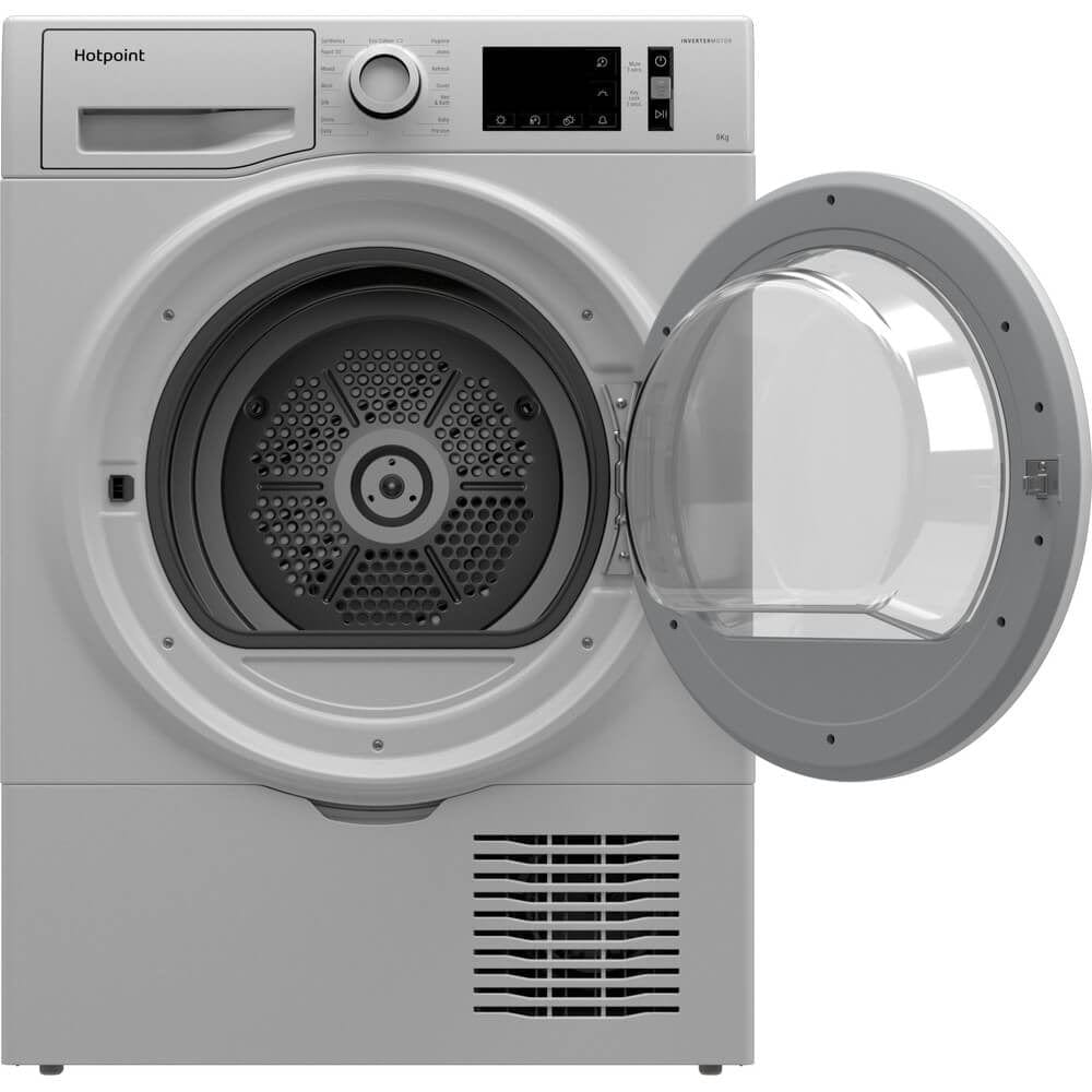 Hotpoint H3D81WBUK 8KG Condenser Tumble Dryer - White - Atlantic Electrics - 39477923643615 