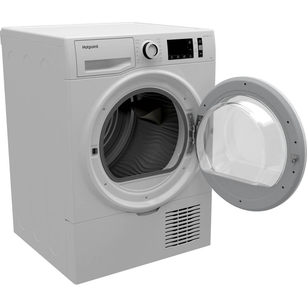Hotpoint H3D81WBUK 8KG Condenser Tumble Dryer - White - Atlantic Electrics - 39477923578079 