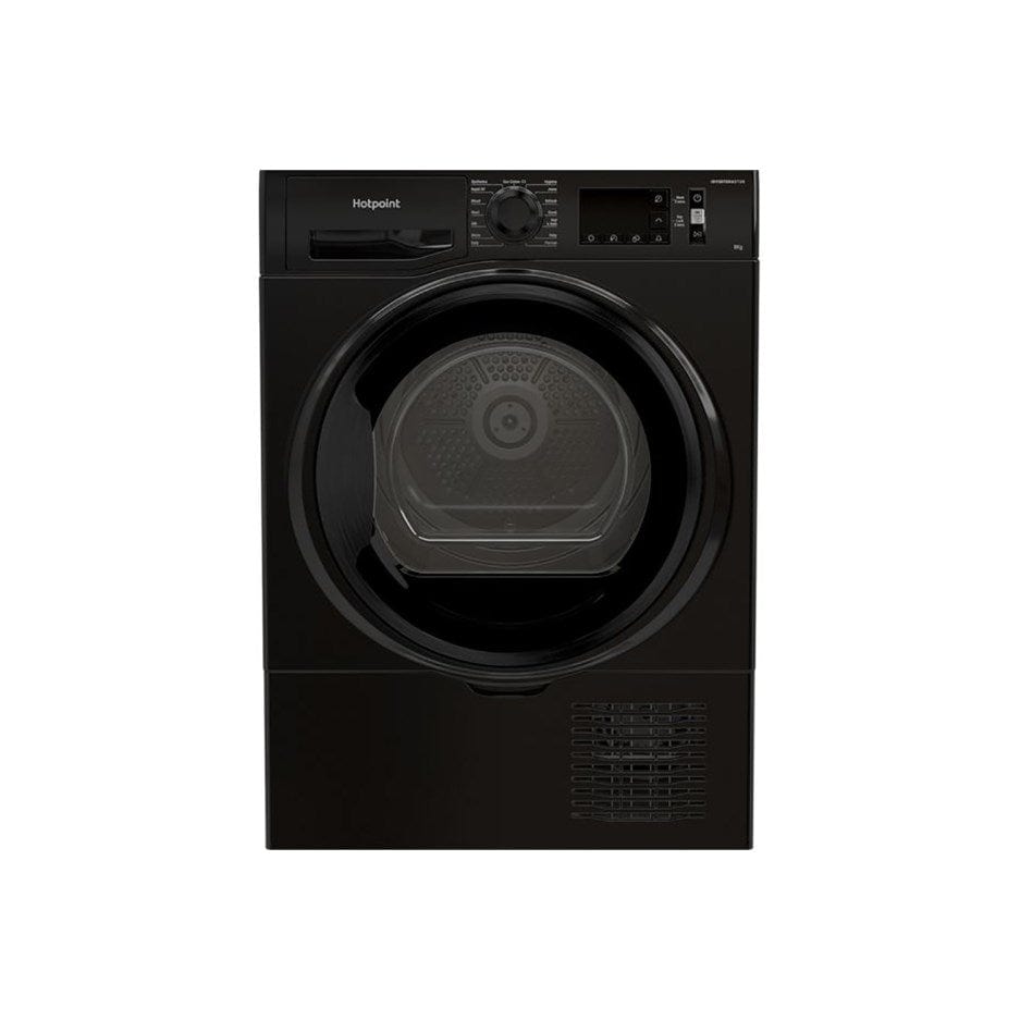 Hotpoint H3D91BUK 9Kg Condenser Tumble Dryer - Black - Atlantic Electrics - 39477920235743 