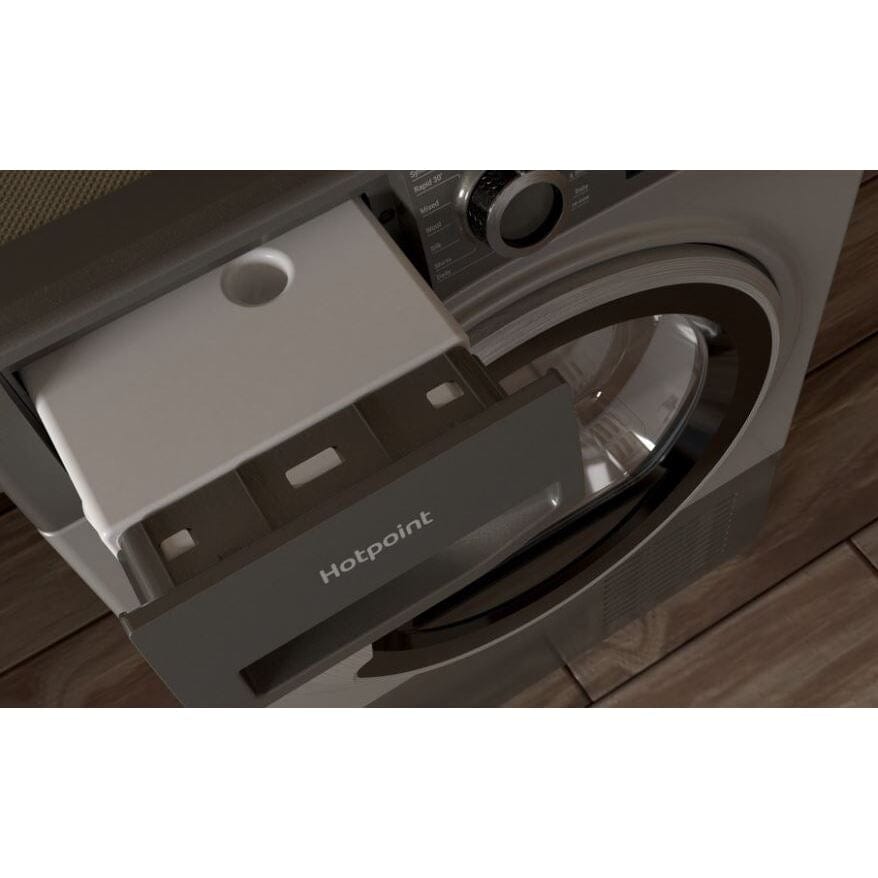 Hotpoint H3D91GSUK Freestanding Condenser Tumble Dryer 9kg Graphite | Atlantic Electrics - 39477922824415 