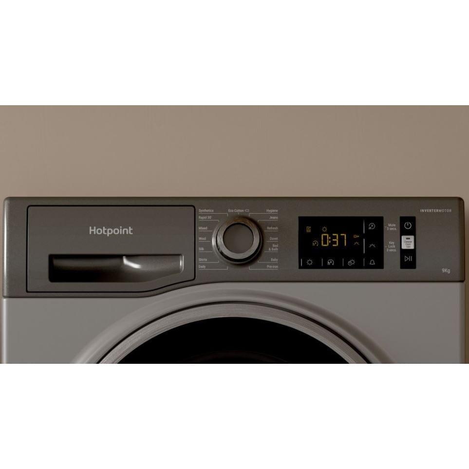 Hotpoint H3D91GSUK Freestanding Condenser Tumble Dryer 9kg Graphite | Atlantic Electrics