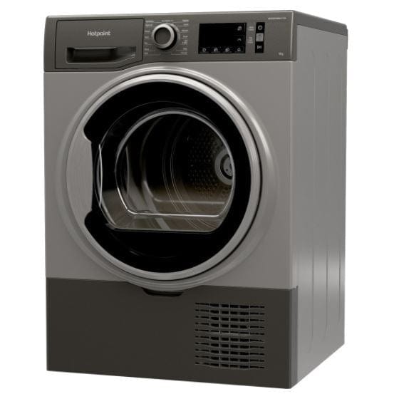Hotpoint H3D91GSUK Freestanding Condenser Tumble Dryer 9kg Graphite | Atlantic Electrics - 39477923217631 