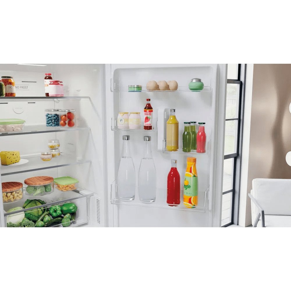 Hotpoint H3X81IW 231 Litre Total No Frost Fridge Freezer, 59.6cm Wide - White | Atlantic Electrics - 39477924004063 