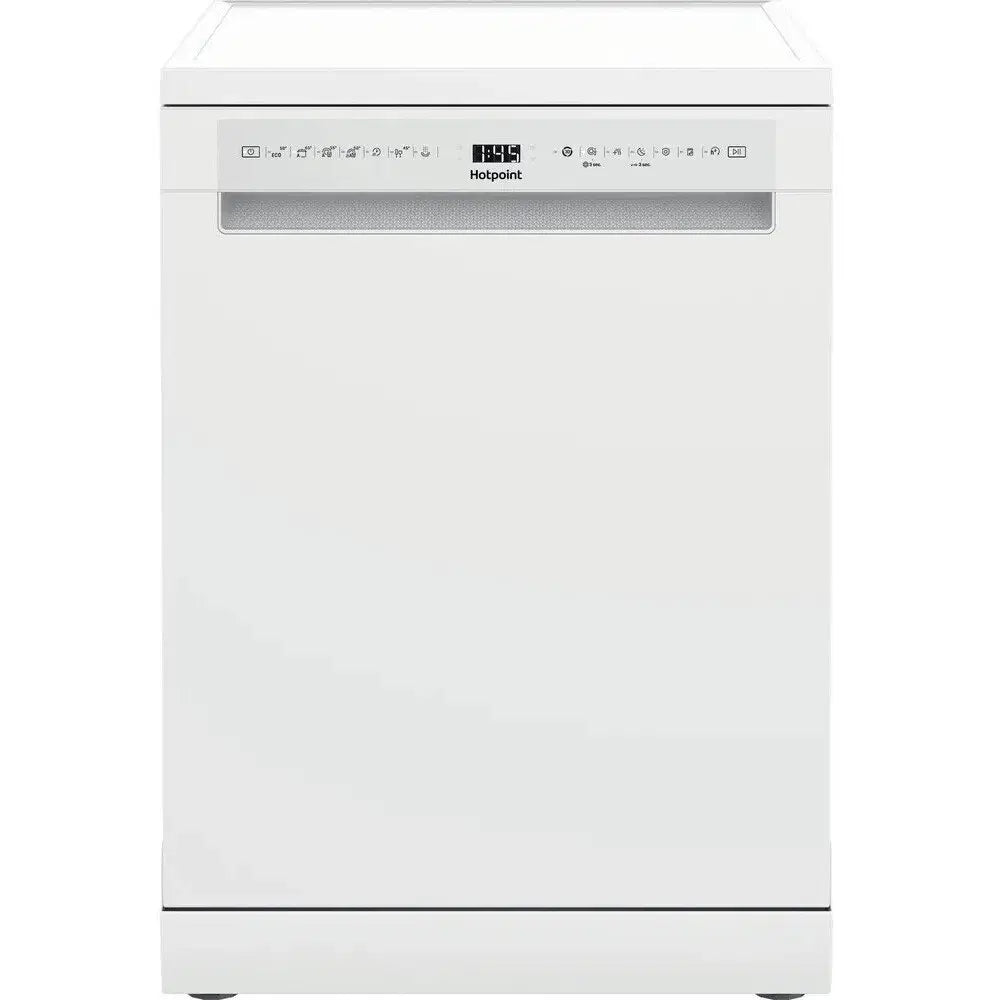 Hotpoint H7FHS41 Dishwasher, ActiveDry, 15 Place Settings, 60cm Wide - White - Atlantic Electrics - 40157505781983 